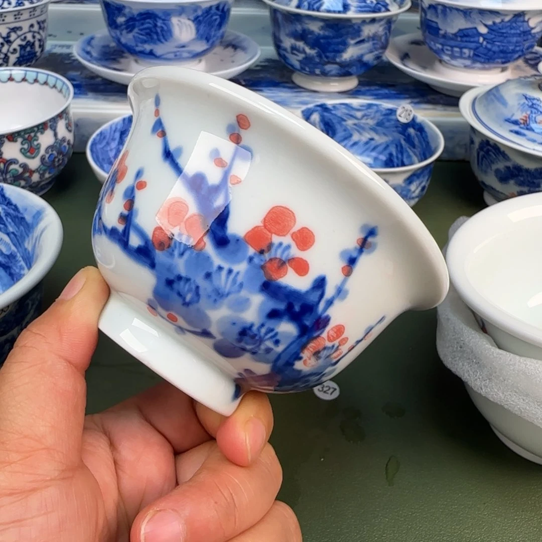 景德镇纯手绘茶具圆圆224