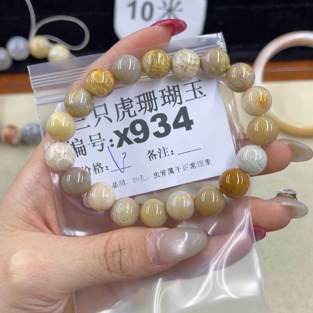 暖***暖硅化珊瑚（珊瑚玉）h银S925镀金镶嵌