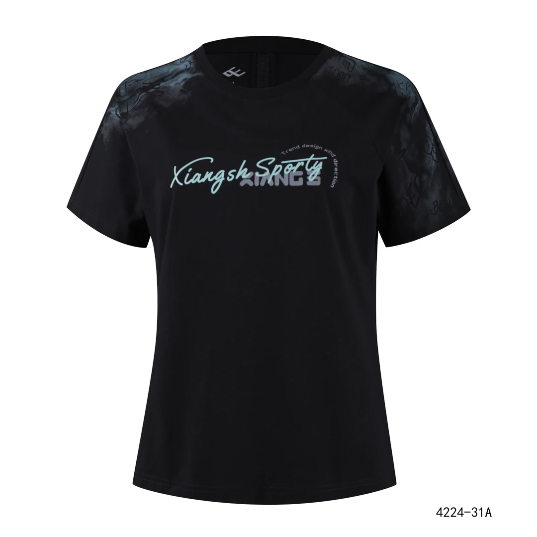 山东魏桥向尚运动女式T恤6216黑6217白6218奶黄