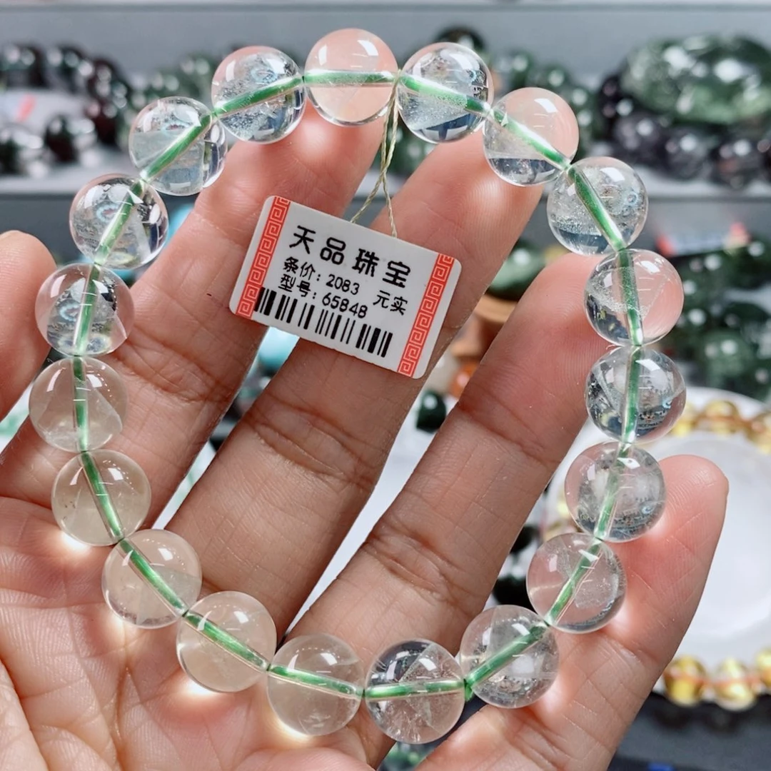 水晶手链未镶嵌翠幽灵手链65848