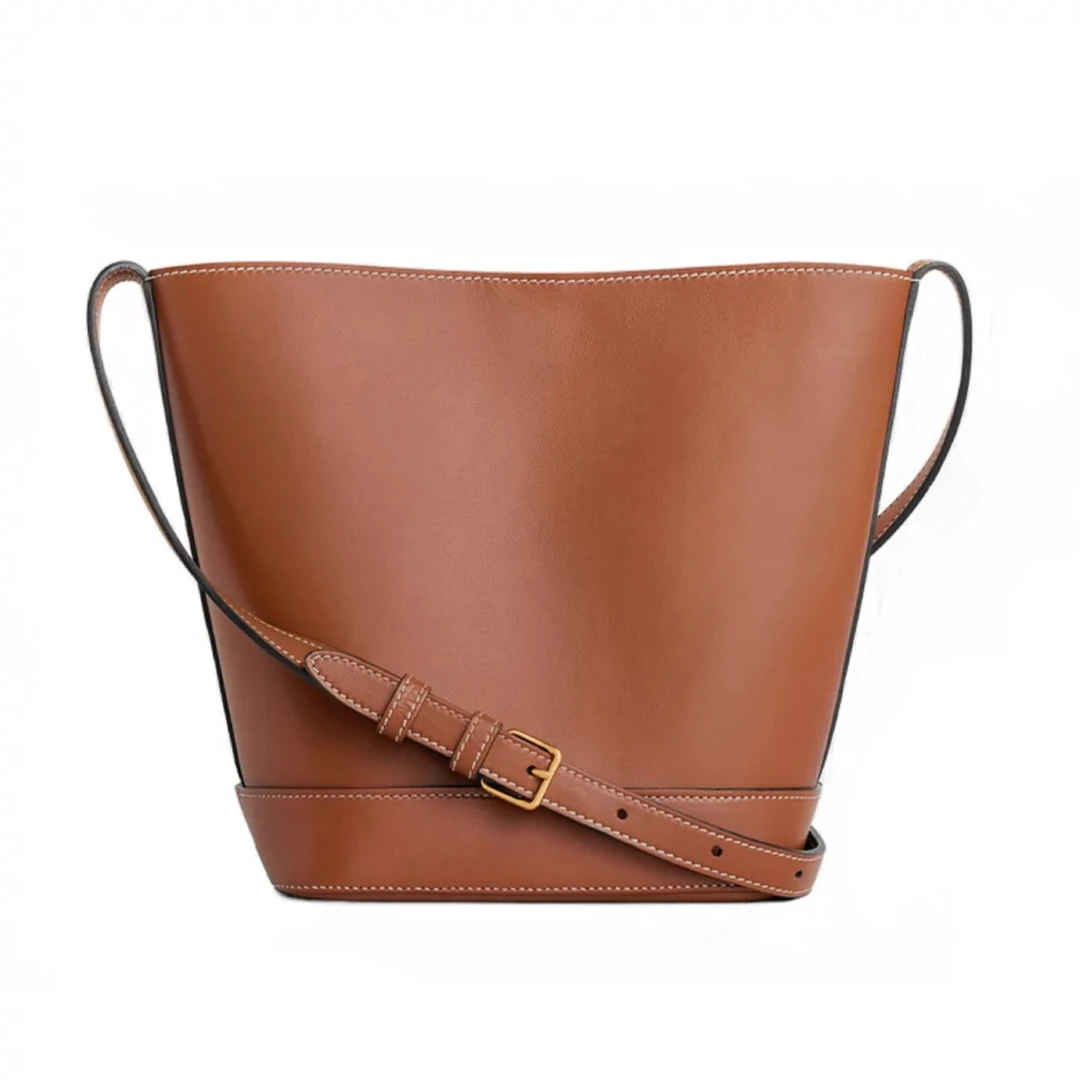 B03 水桶包经典百搭斜跨水桶包高定包z