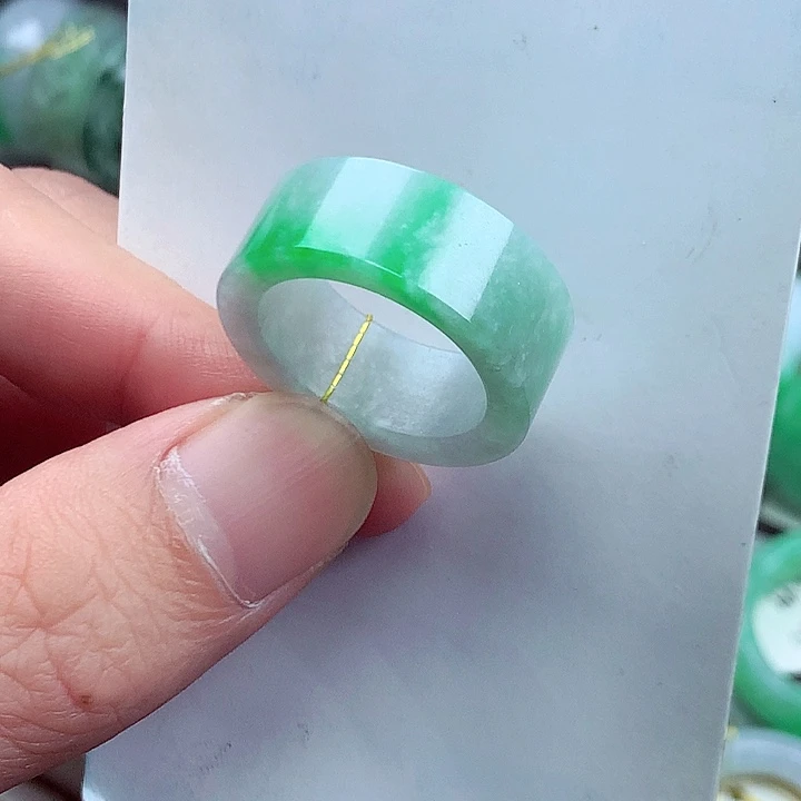翡翠未镶嵌戒指19-20号圈