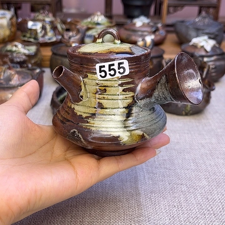 裸柴烧陶瓷手工茶器