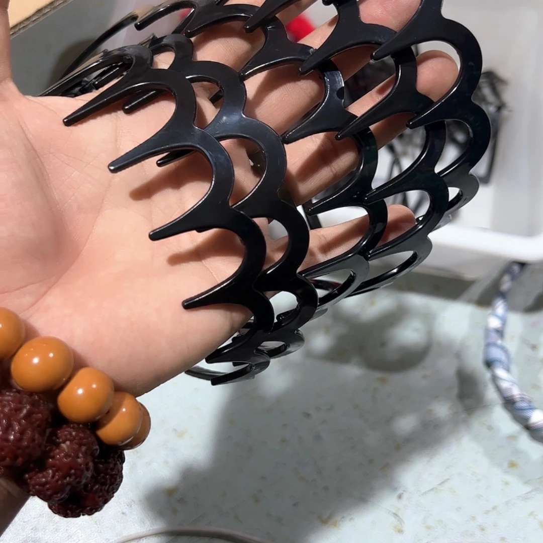 我***克黑色高颅顶发箍100个