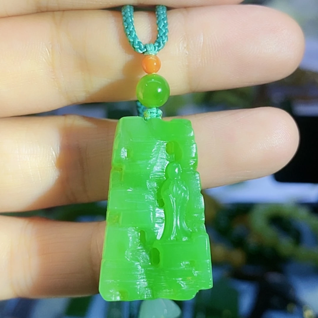 【闪购商品】未镶嵌和田玉（碧玉）挂件