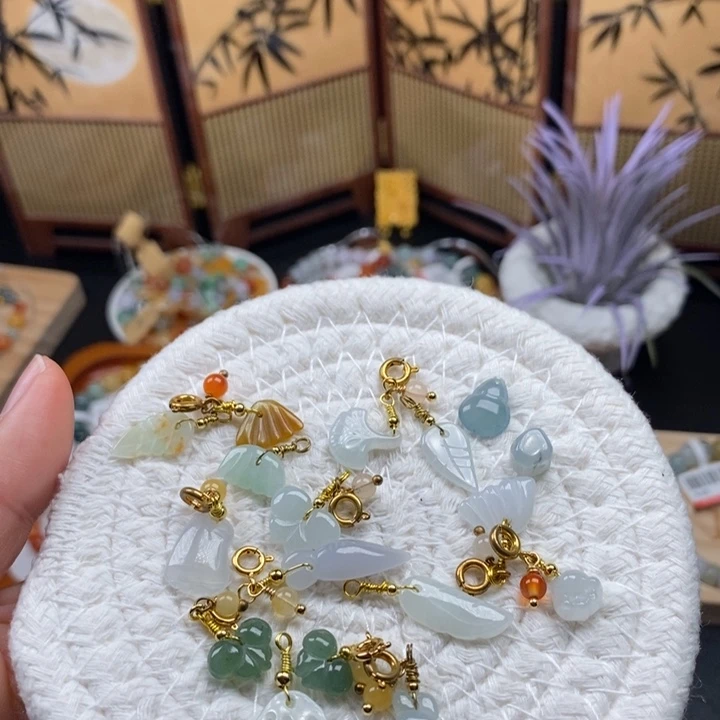 翡翠未镶嵌手链翡翠小滴溜任选一无鉴赏 36