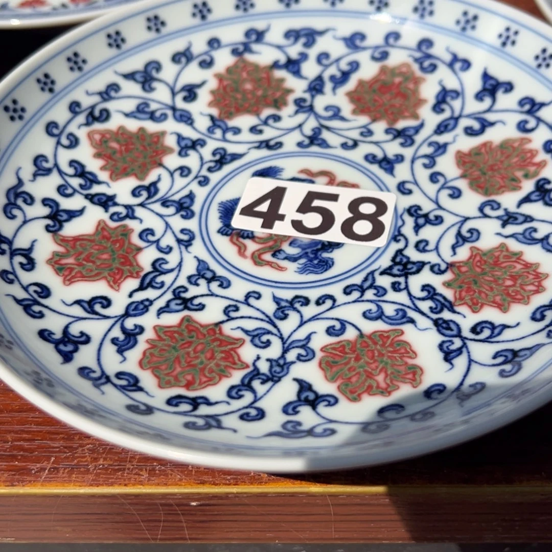 5***7现代瓷青花釉里红釉下