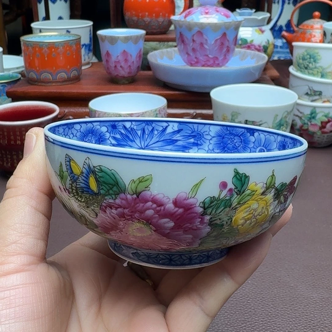 瓷片景德镇仿古手工制作精品展示