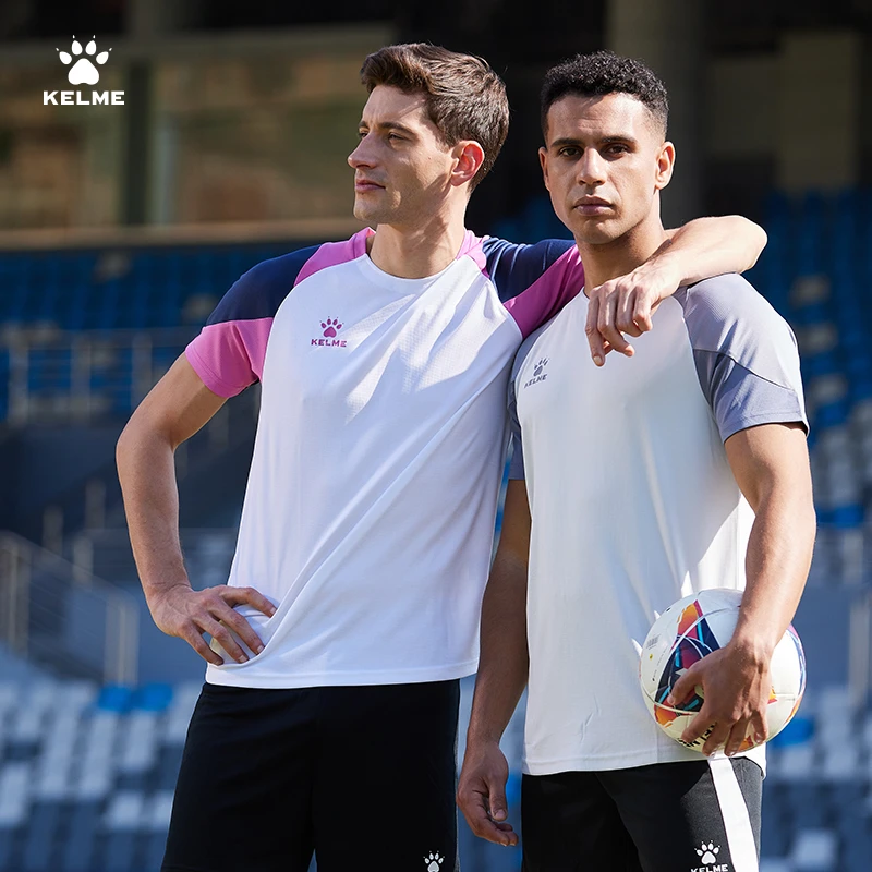 【训练短袖T恤】卡尔美速干t恤男女甄选流光风足球跑步轻薄运动外穿