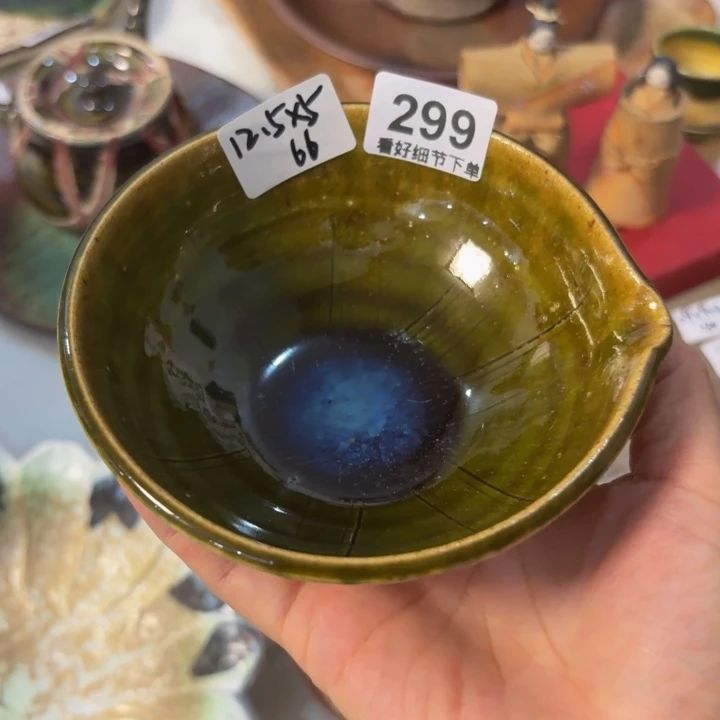 陶泥一个织布钵子