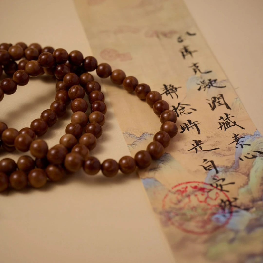 库克《叶落乌啼》多圈手串