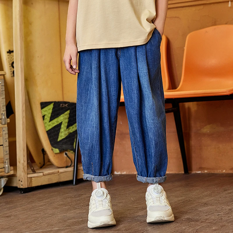 【官方旗舰】Levi's李维斯牛仔裤童装长裤25夏季男童运动裤子N927