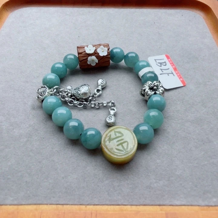 翡翠散珠手串0017