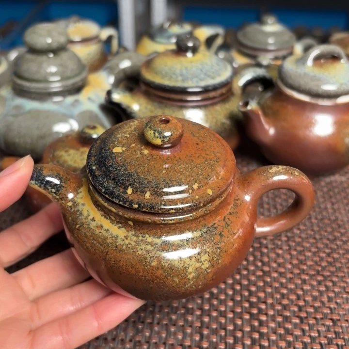 茶杯紫砂小仿古壶160c