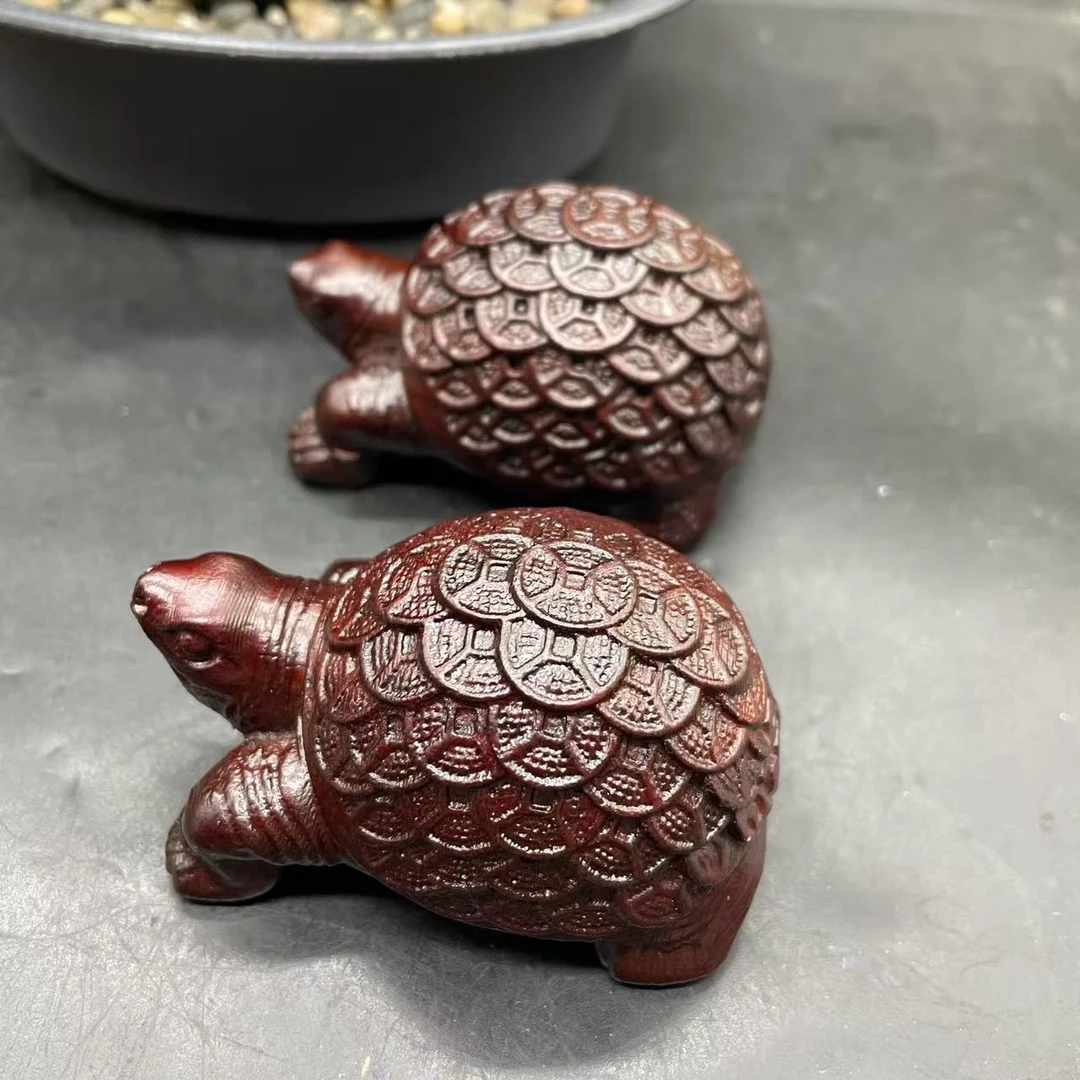 【玉经纶】-32490/Q46-黑檀木金钱龟-多样性发其一