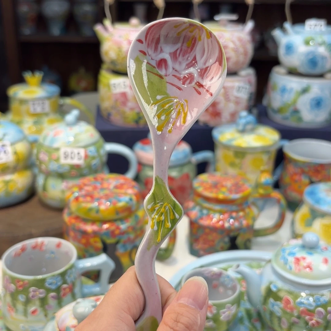 景德镇手绘高温釉下彩陶瓷茶具