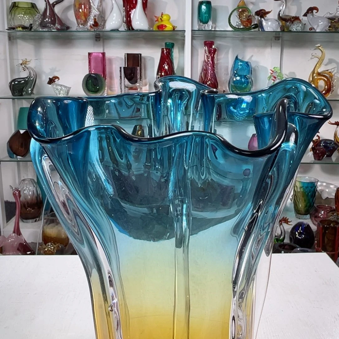 30 高轻奢琉璃花器福利正常手工痕迹