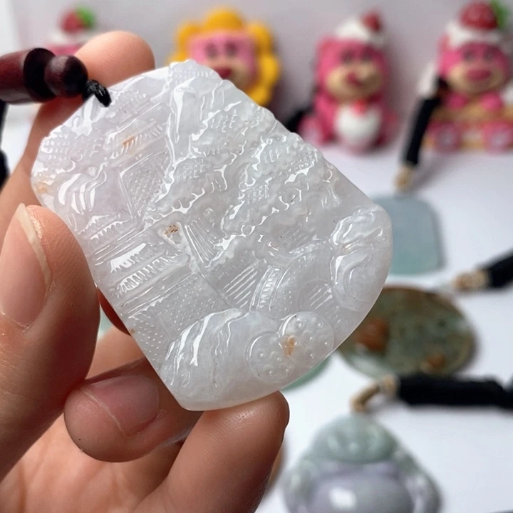 翡翠未镶嵌颈饰翡翠