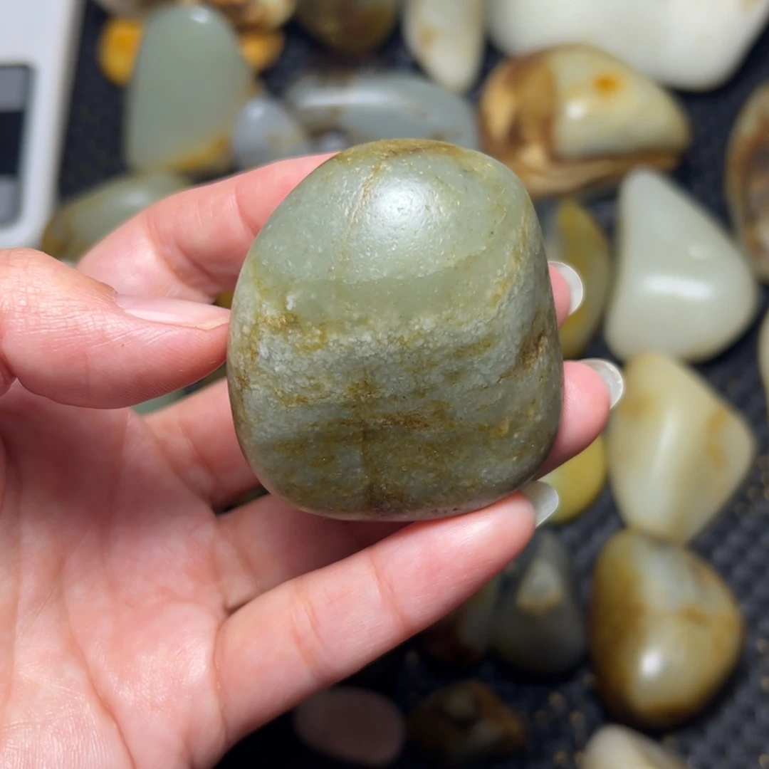 和田玉未镶嵌挂件57