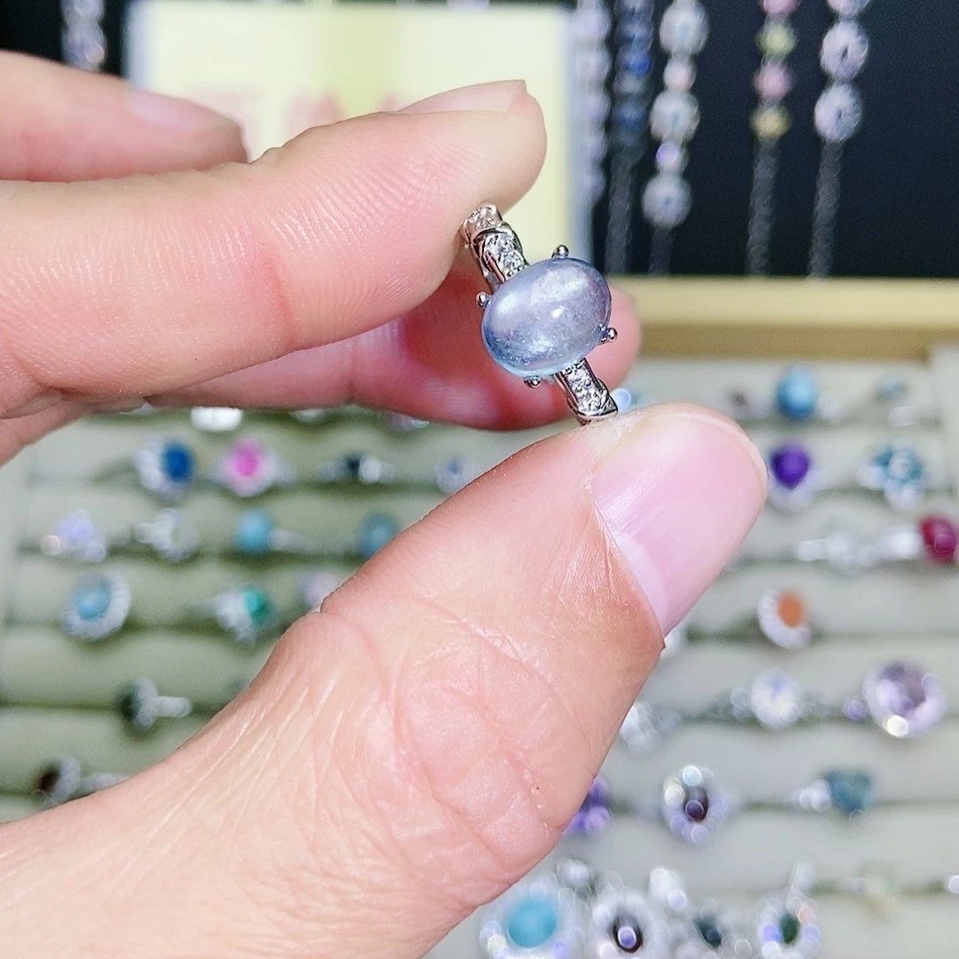 【闪购商品】未镶嵌戒圈海蓝宝石