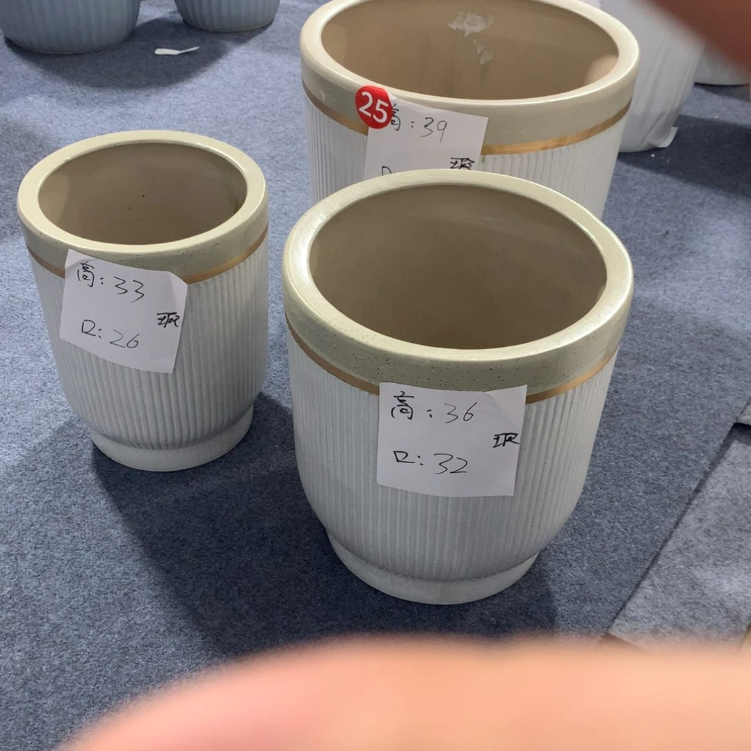 高温陶瓷花盆微瑕