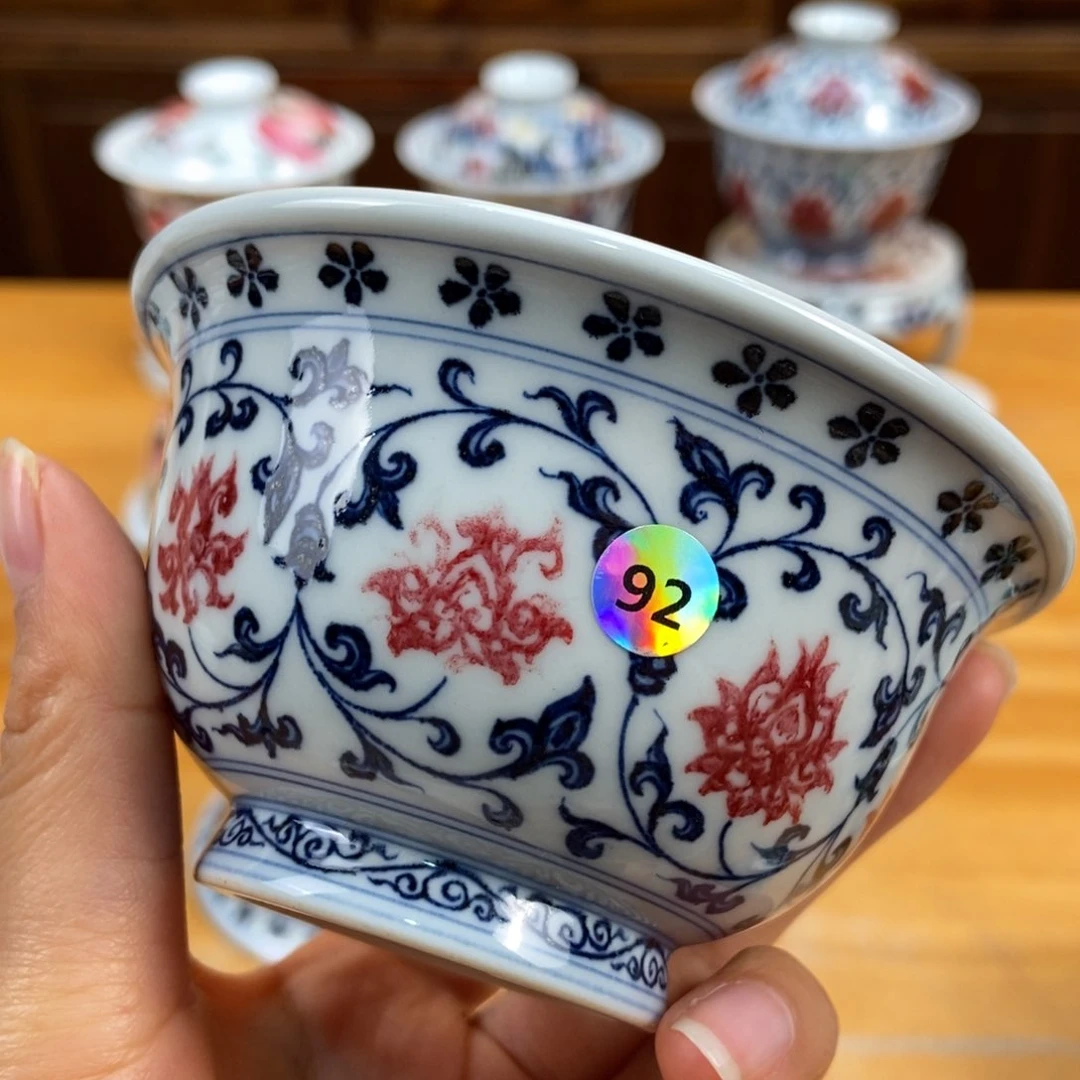 手绘现代茶具非古董