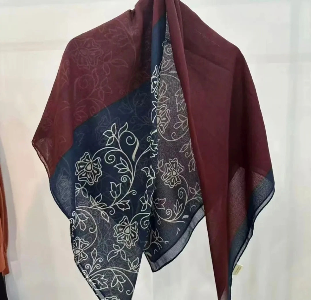 [一路生化]薄棉时尚女士围巾丝巾时尚多功能夏季防晒防风薄款沙滩