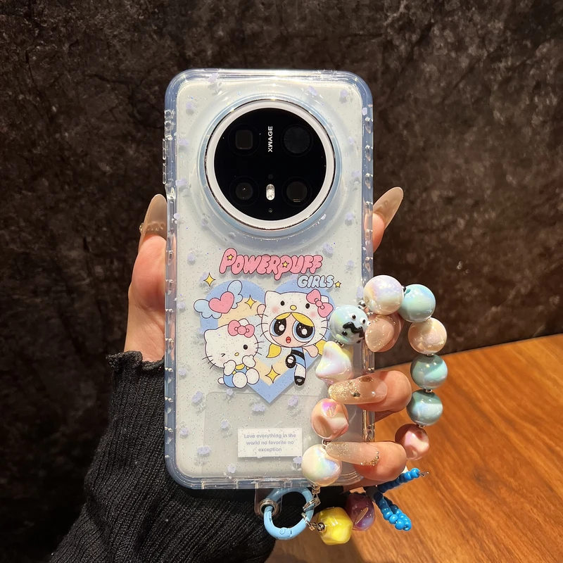 可爱卡通飞天小女警三丽鸥适用华为mate70pro手机壳mate60pro新款