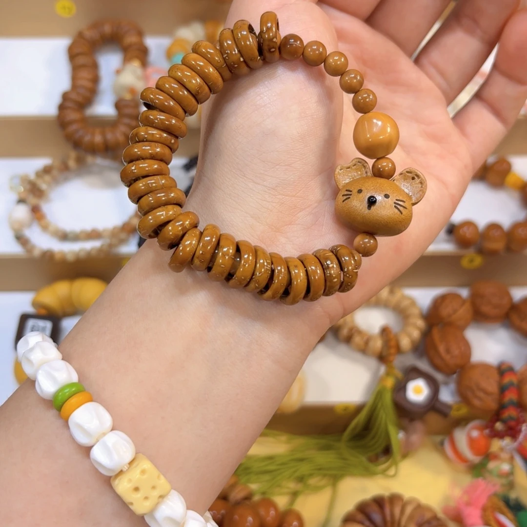 手串星月菩提甜甜圈➕熊鼠