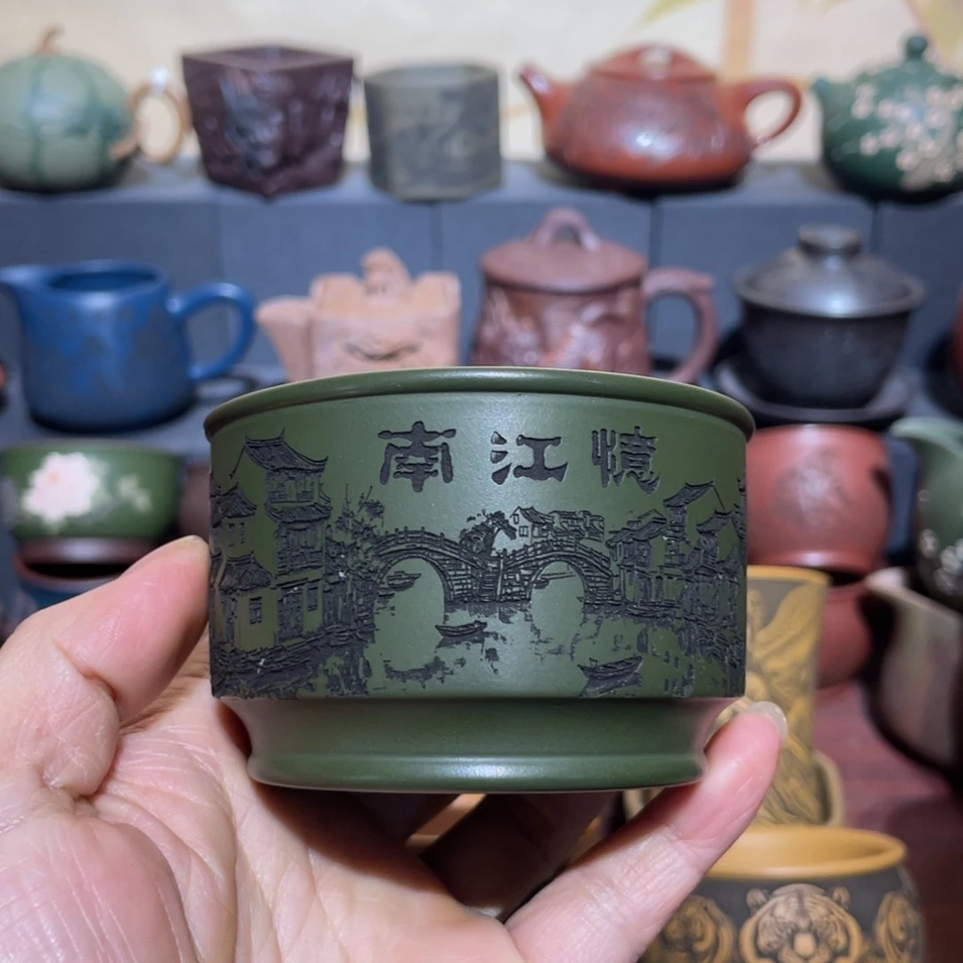 原矿紫砂手工主人杯