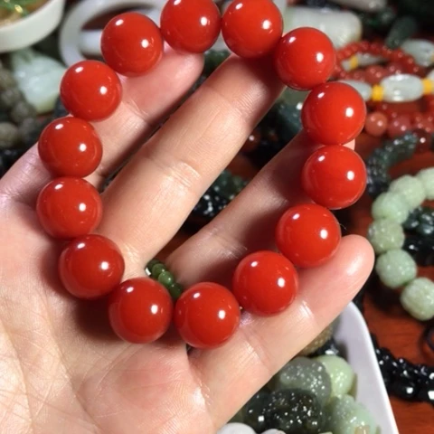 天然辰砂徐*师手串手链现货