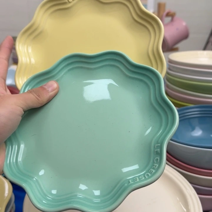 福利微瑕2个7英寸花边碟