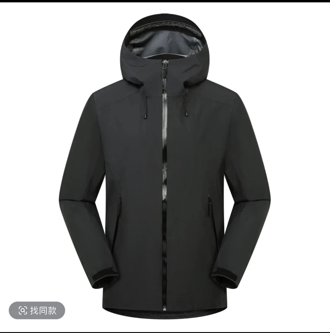 【A】2025春季单层户外休闲版男士连帽工装美式多口袋夹克防风衣