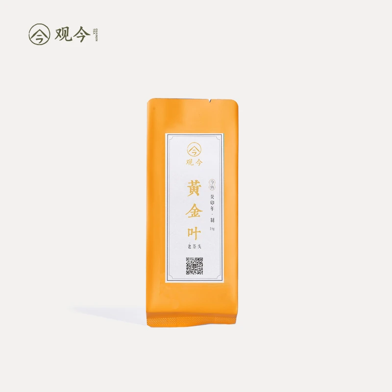 观今【2023年 黄金叶老茶头】普洱熟茶 10克