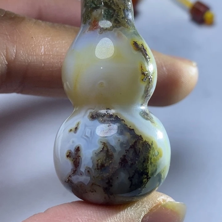 玛瑙/玉髓颈饰足银镀金镶嵌