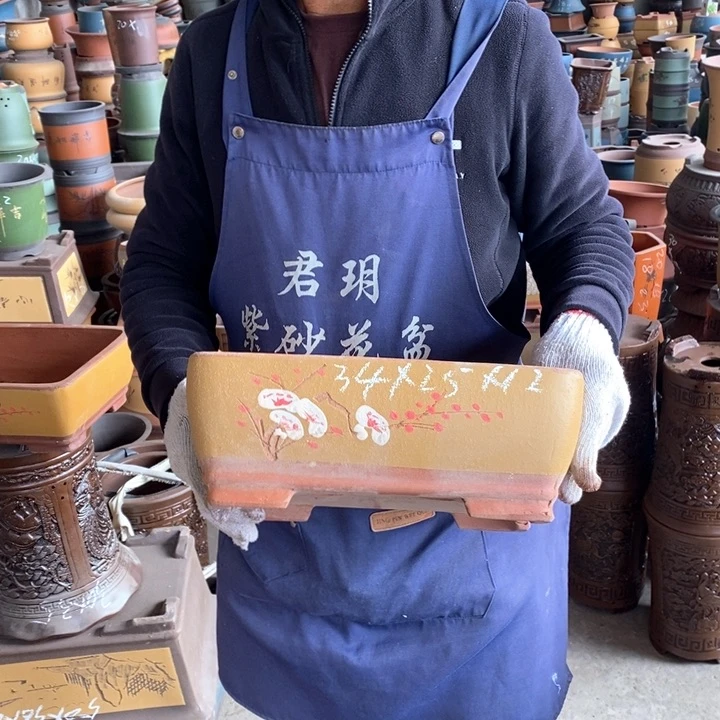 紫砂花盆紫砂花盆