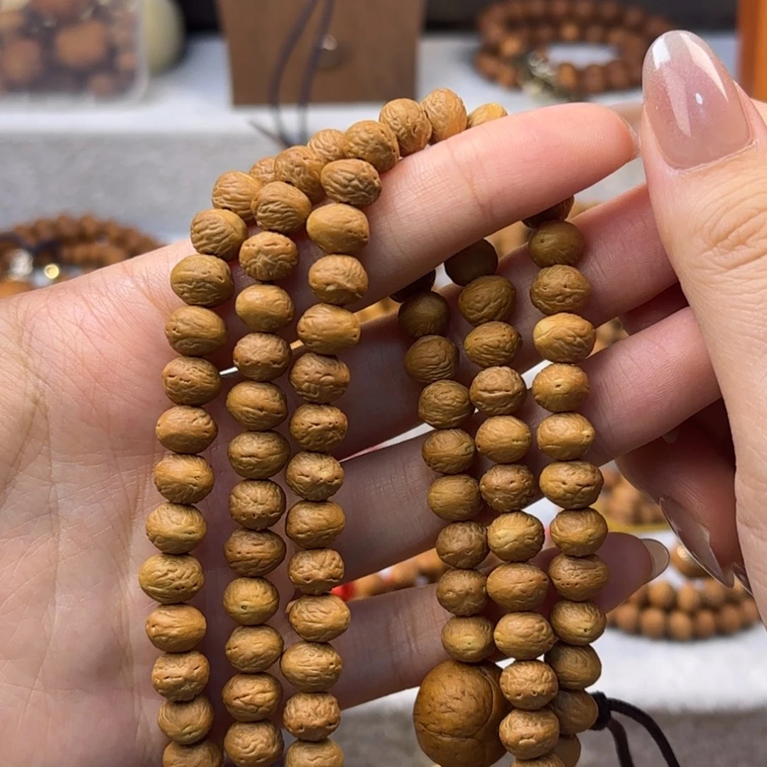 杜***儿凤眼菩提吊坠国产酸枣核精品108颗杜老儿