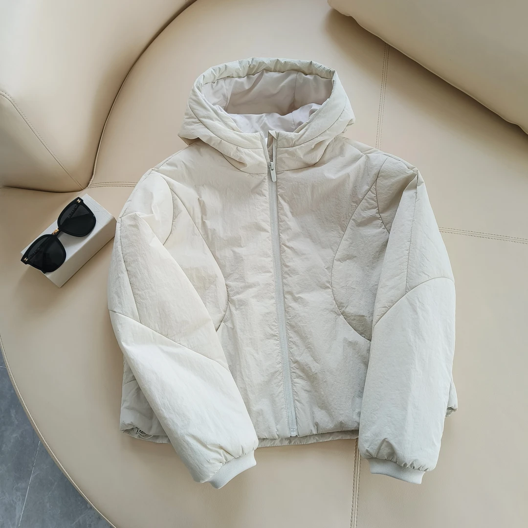 （露家同款P棉）冬季2025新款时尚百搭休闲连帽外套86017