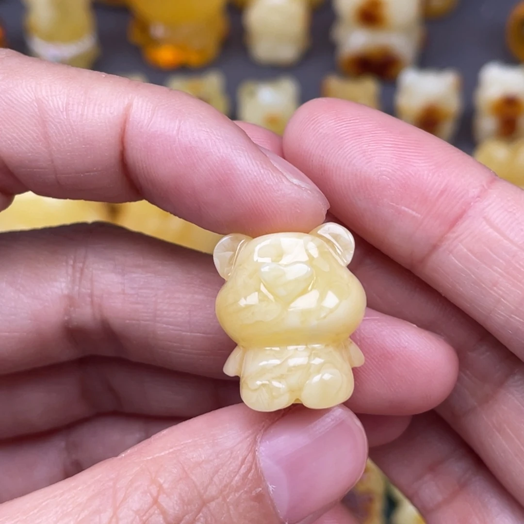 裸石琥珀未镶嵌蜜蜡