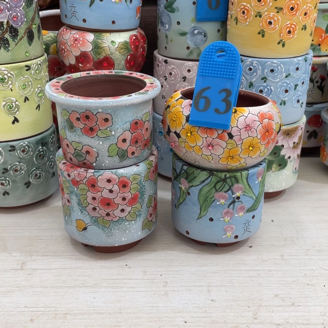 红陶大**李多肉花盆小盆特价