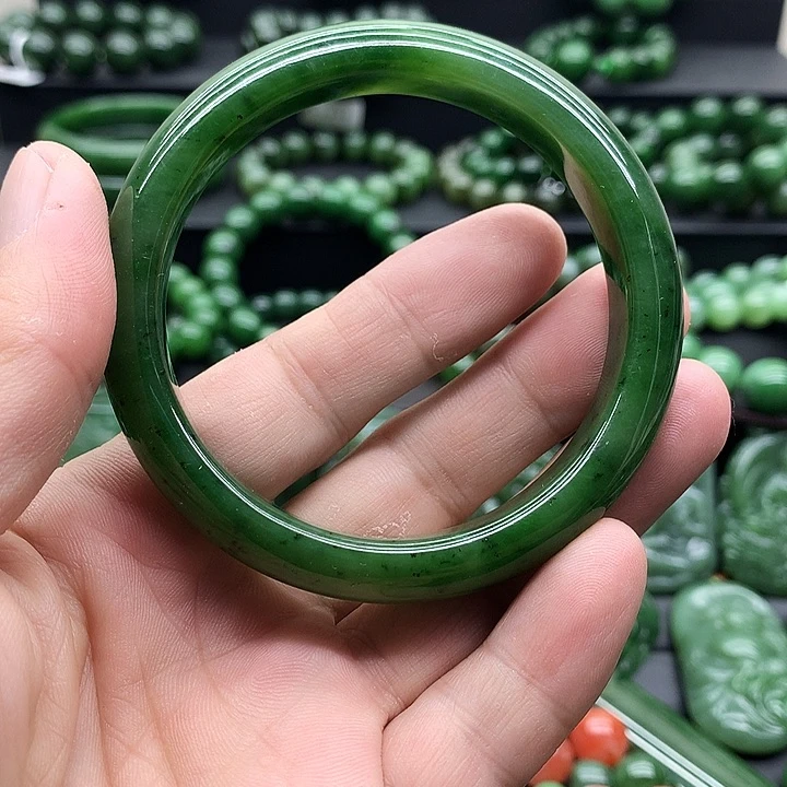 和田玉（碧玉）手镯未镶嵌