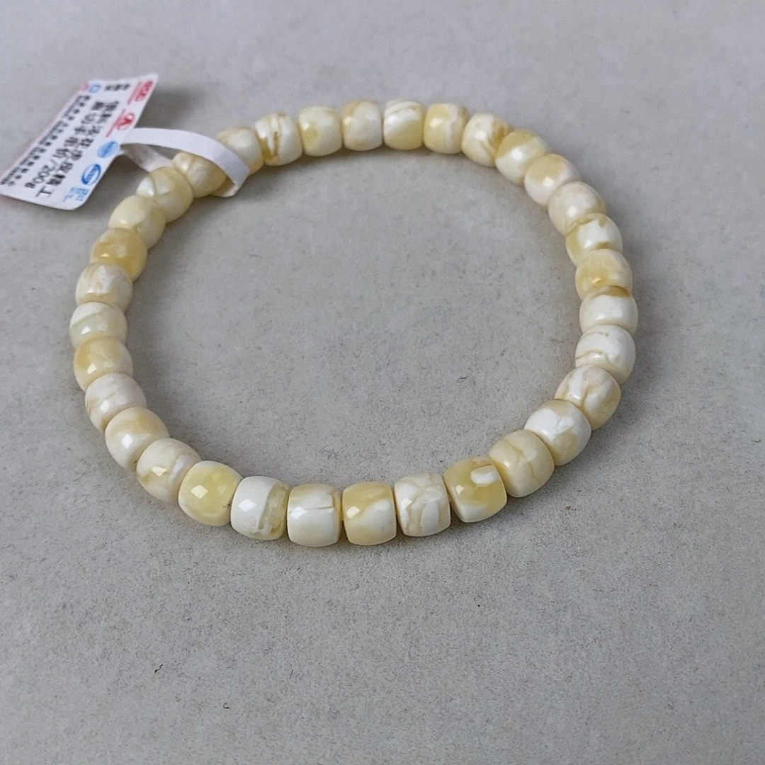 蜜蜡未镶嵌珠宝奇石6.6mm 5.4g