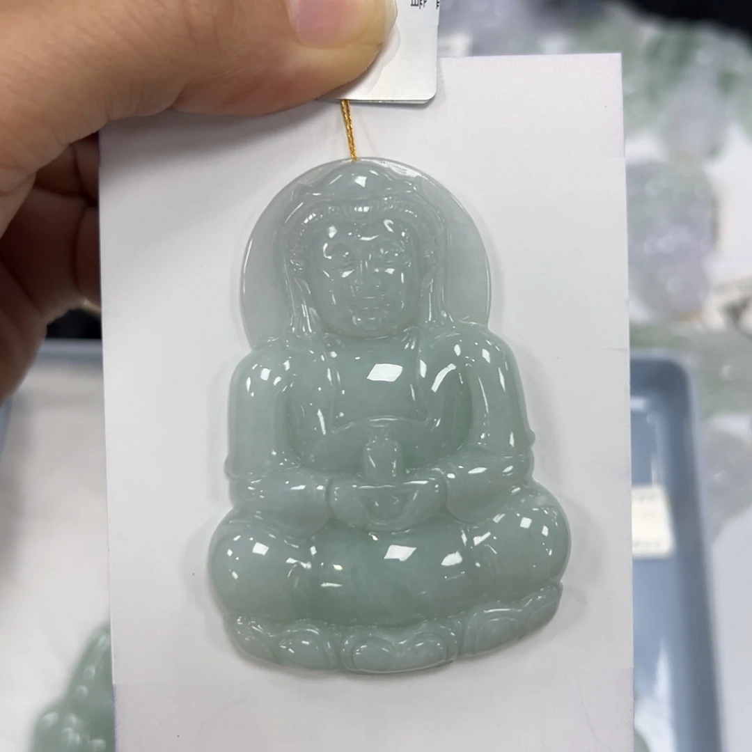 颈饰未镶嵌翡翠小****观音