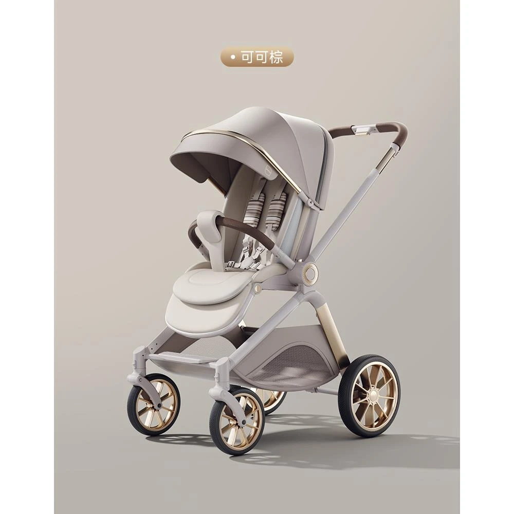 婴儿车推车可坐可躺婴幼儿宝宝0到3岁高景观儿童手推轻便折叠