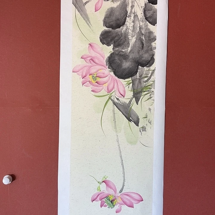 国画听兰老师花鸟