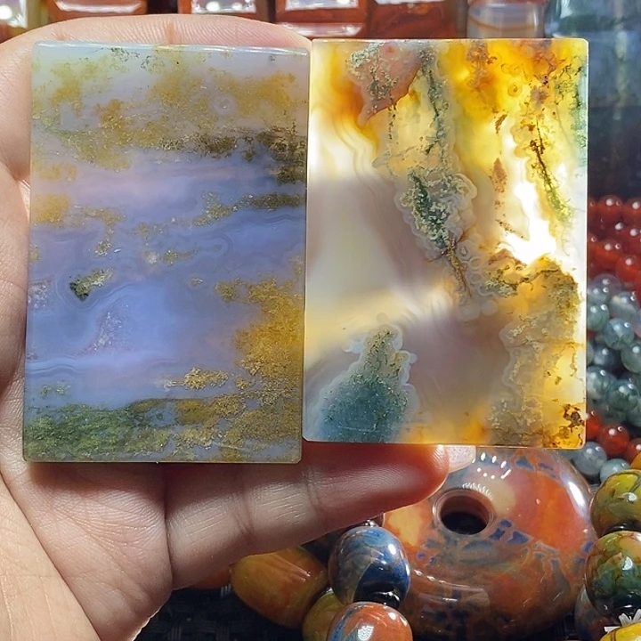 一***地玛瑙/玉髓未镶嵌颈饰