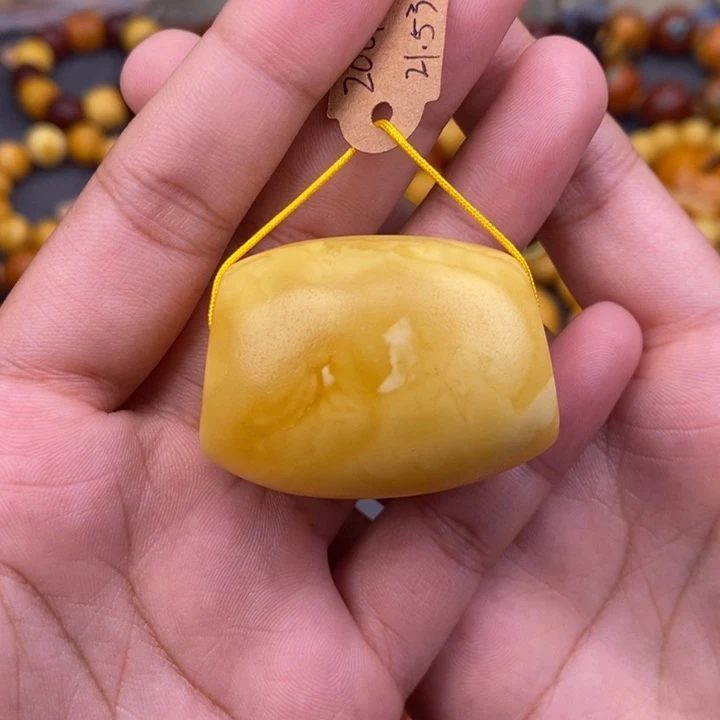 琥珀未镶嵌裸石蜜蜡L