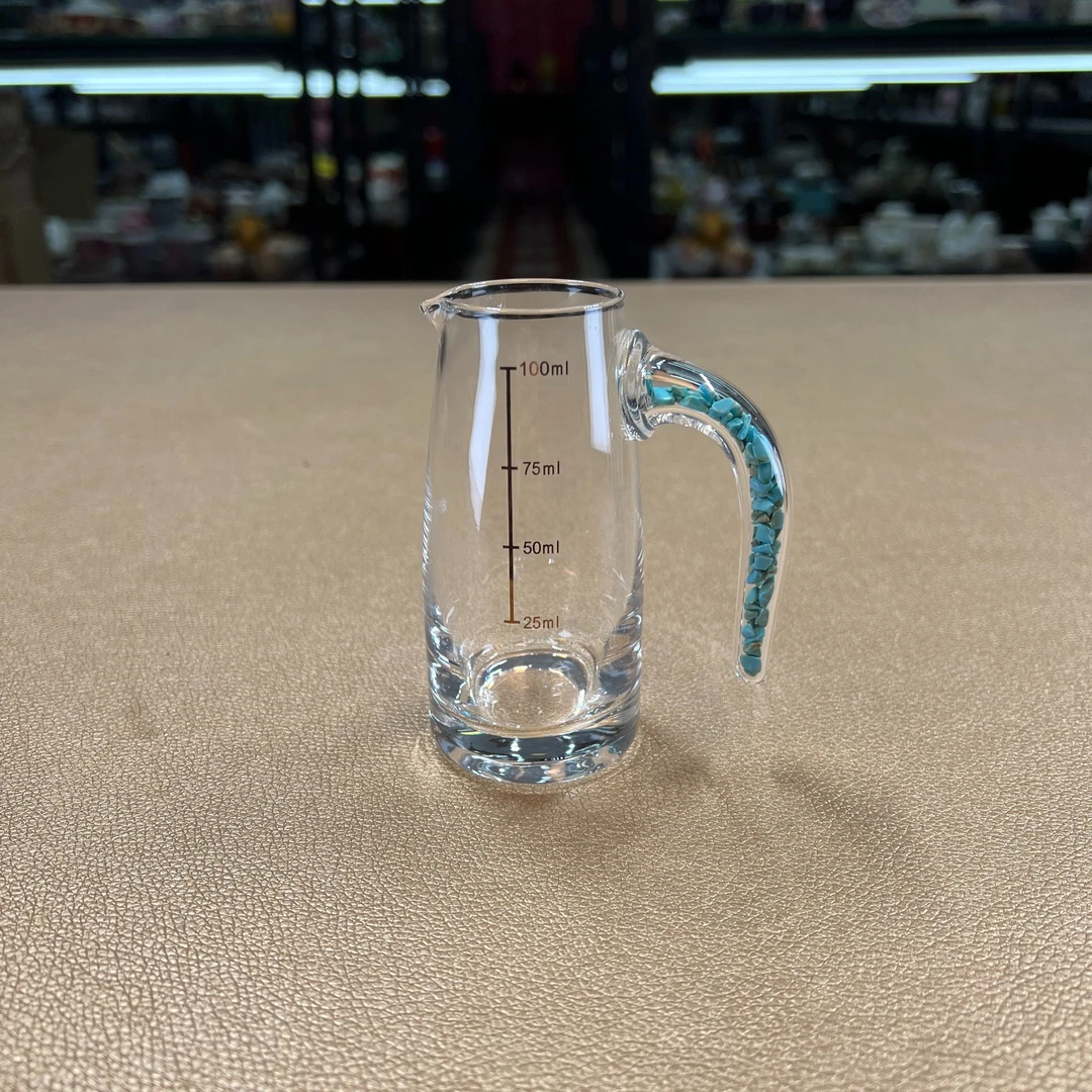 瓷韵优品 玻璃绿松石【分酒器】家用 -4944