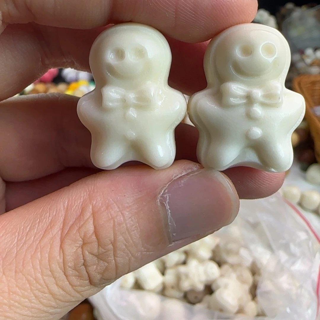 吊坠菩提根/象牙果白色卡27姜饼人10颗通货不挑瑕