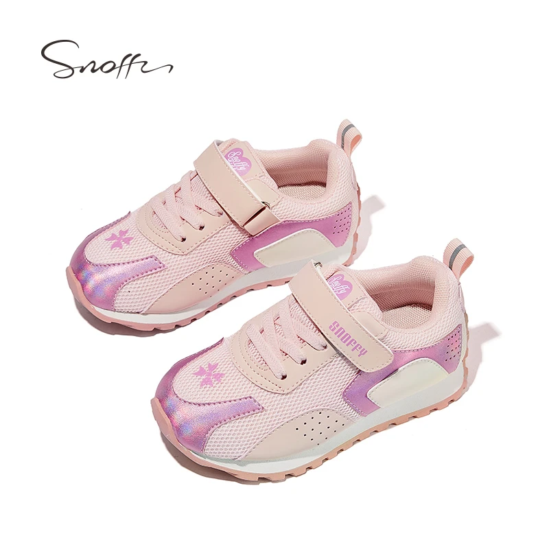 【断码捡漏】斯纳菲女童运动鞋春秋防滑透气轻便校园学生休闲小白鞋